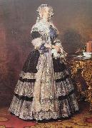 Franz Xaver Winterhalter Portrait of the Queen oil painting on canvas